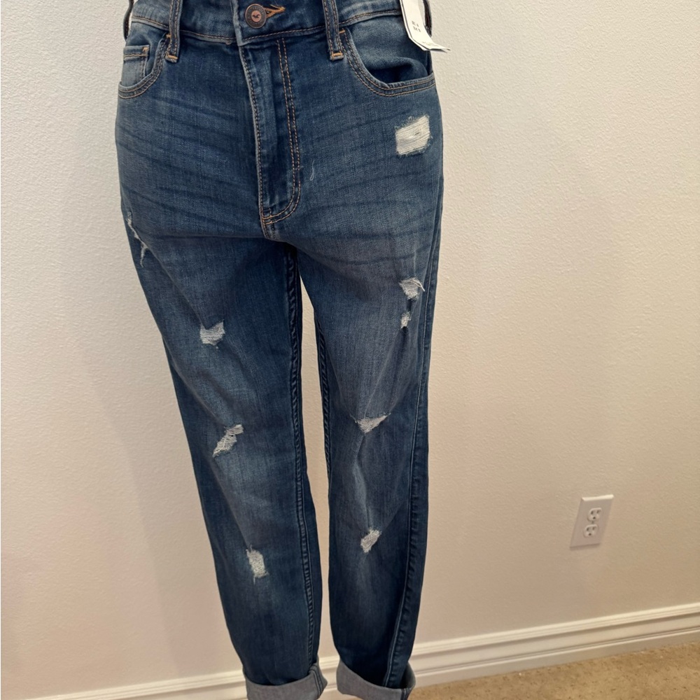 Distressed Blue Women's Jeans
